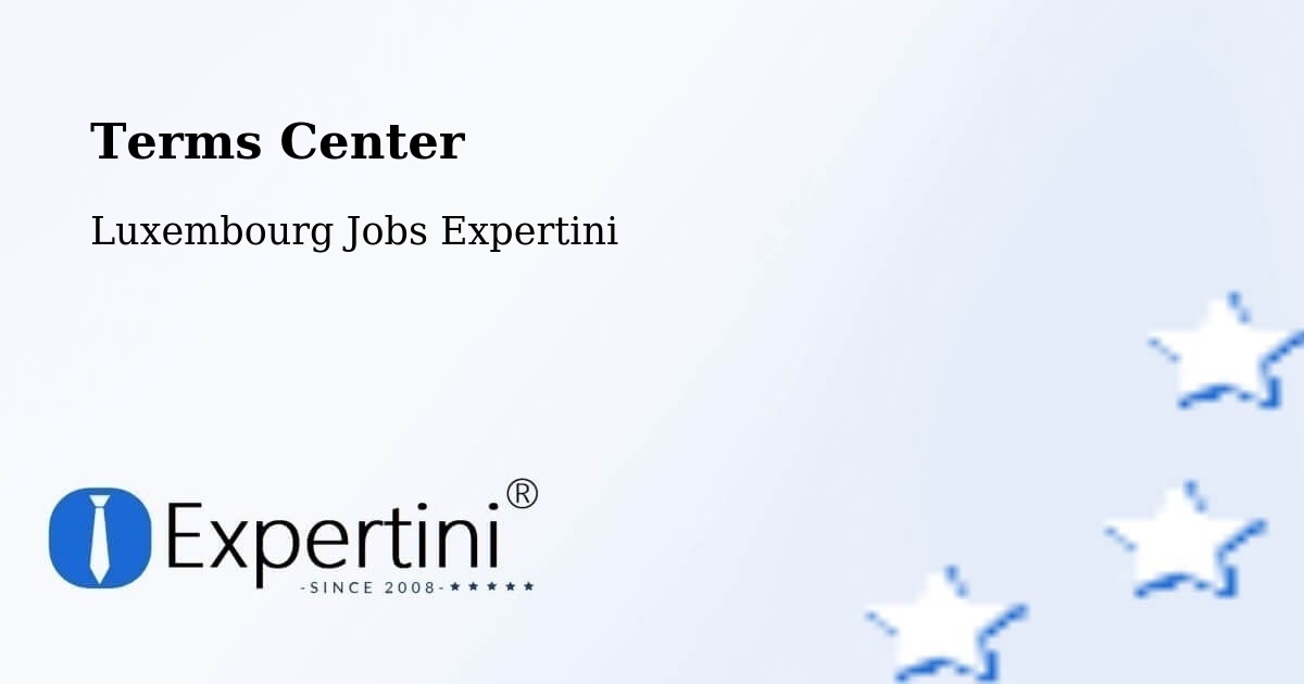 Terms of Service – Capellen - Luxembourg Jobs Expertini